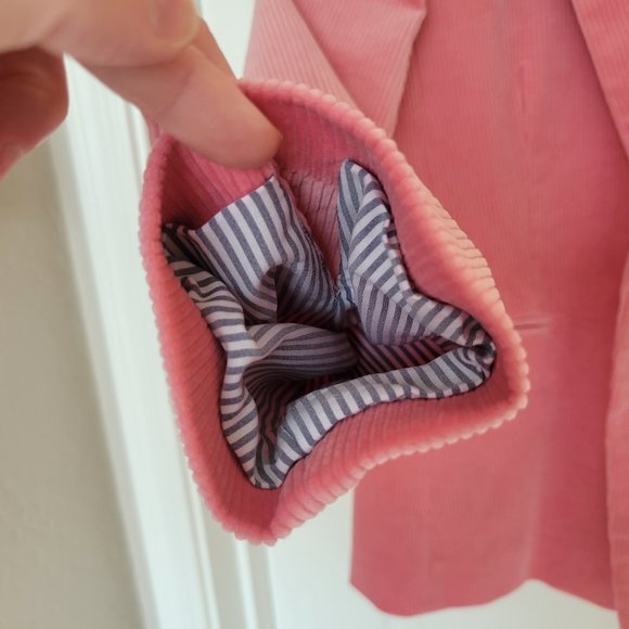 NWOT J. Crew Parke Corduroy blazer in pale blush pink TRADE ONLY - Picture 13 of 15